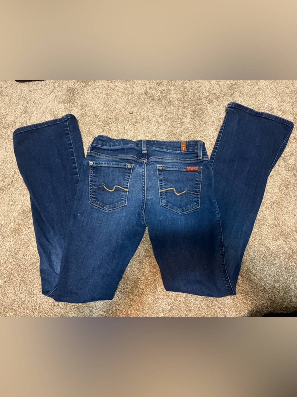 7 For All Mankind Women’s Lexie Kimmie Bootcut Petite Jeans